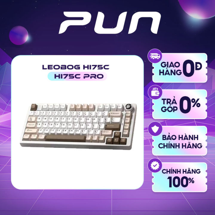 Bàn phím cơ nhôm Leobog HI75C – 3 Mode Kết Nối, LED RGB, Layout 75% ...