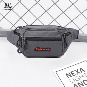 LouisWill Chest Bag Waist Bag Waterproof Sports Bag Large Capacity Casual Bag Street Shoulder Bag Messenger Bag Versatile Fashion Chest Bag Fitness Bag Travel Bag Business Bag For Men Women