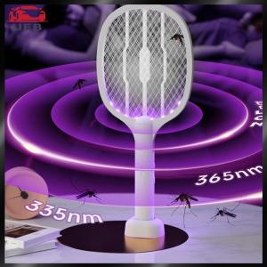 [UEB AUTO]2 in 1 Bug Zapper Racket Handheld Fly Zapper Safe Fly Killer and Mosquito Trap Lamp for Indoor and Outdoor Pest Control