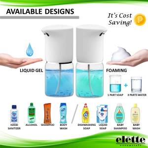 High Quality 400ml Rechargeable and Waterproof Liquid Gel Dispenser