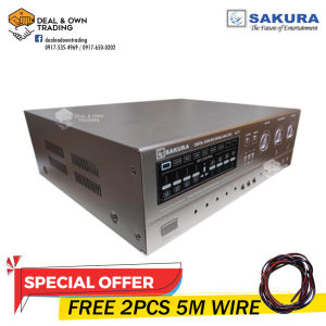 Sakura AV-737 1400W X 2 Stereo Echo Mixing Amplifier