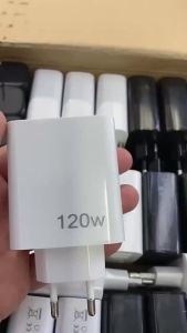 [ Free shipping]Cốc Sạc Nhanh Travel Charger 120W GaN 5-Port Fast Charger Set ( 3 USB + 2 Type C)
