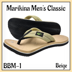 Marikina Mens High-Quality synthetic and rubber backing non-slip slippers/Flip-flops for indoor/outdoor BBM-1