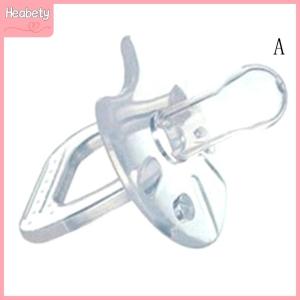 【YIDAO4】 Simple Transparent Safe Silicone Baby Infant Toddler Pacifier Flat Round Nipple