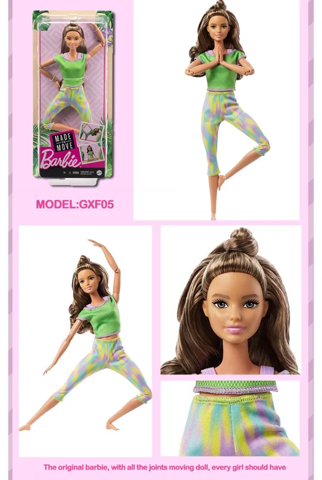 Original Mattel Barbie Yoga Doll Made Exercise To Move With