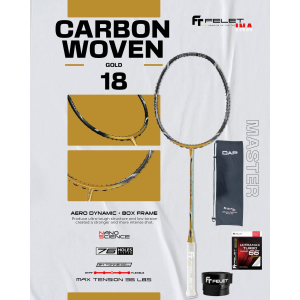 Raket BADMINTON BULUTANGKIS Felet Carbon Woven 18