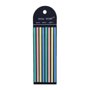 Long Page Flags Tabs Translucent Sticky Notes Colored Index Tabs Stationery-School Office Supplies for Children Students