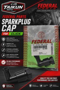 Federal parts Spark Plug Cap For Click Suppressor FP-30700-KWN-2700
