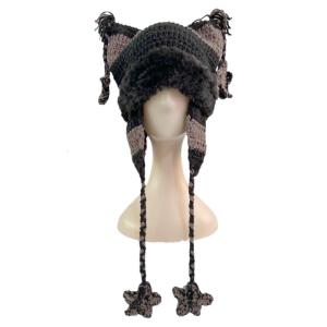 Mũ tai bèo phim hoạt hình mũ ngư dân tai mèo Mũ ngư dân cho thanh thiếu niên nam nữ mềm Mũ ngôi sao lớn