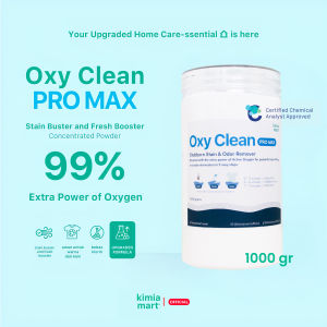 Oxy Clean Pro Max - Pemutih Pakaian / Penghilang Noda / Pencerah Pakaian OxyAsh 1000 gr by Kimiamart.id