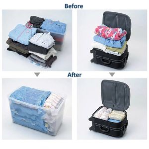 SOHA VB-03 Plastik Vakum Baju Plastic Vacuum Storage Compression Clothes Laundry Travel Bag Kompresi Simpan Seprei Selimut Pakaian Motif Army 1 Sisi Motif Army 1 Sisi Transparant