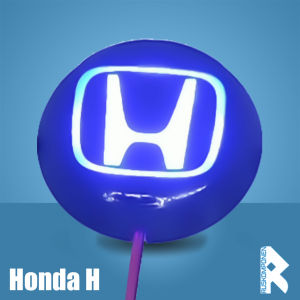 Logo LED Emblem Menyala Lampu Motor LED emblem motor universal lampu stop motor lampu sein motor lampu variasi NightRider Emblem Led Solusi Canggih untuk Membuat Logo Motor Terlihat Lebih Keren logo l Honda H