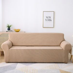 Xhome Design [Manila stock+COD] 1 2 3 4 Seater Sofa Cover Thick Sofa Slipcover Jacquard Solid Printed Sofa Covers L Shape Stretch Footstool Cover Set