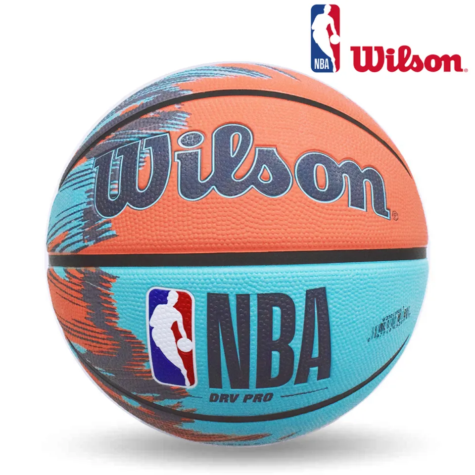 Bola Basket Wilson NBA Drive Pro Streak Blue/Orange Size Bola