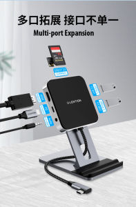 LENTION USB C Hub Type C 4K HDMI SD/TF Card Reader 3.5mm Aux PD Docking Station IPad Pro Air M1 New Macbook Surface USB Splitter