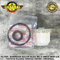 FILTER SARINGAN SOLAR ATAS ISUZU NLR NMR NPS81 NQR81 NLR85 NMR81 TRAGA EURO 4 NPS 81 NQR 81 NLR 85 NMR 81 ORIGINAL MUX MU-X DMAX NEW 4JK MU-X D MAX 4JK 4JK1 2.5 2500 2.500 2,5 2,500 CC  L200 L 200 PAJERO 4D56 FORTUNER 2KD 2 KD-FTV 5L-E 1KD-FTV 1 KD. 