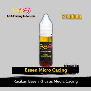 AGA Essen Micro Cacing Premium Campuran Umpan Pancing Ikan  15ml
