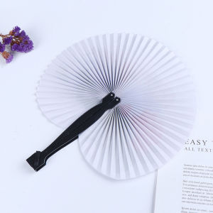 [Habilulu] Summer Handheld Fan Chinese Folding Hand Fan Printed Paper Decorative gift