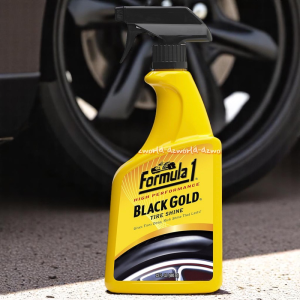 Formula 1 Black Gold Tire Shine 680ml Cairan Pelapis Mengkilatkan Ban Roda Mobil Motor Formula1 Polish Car Wheels One
