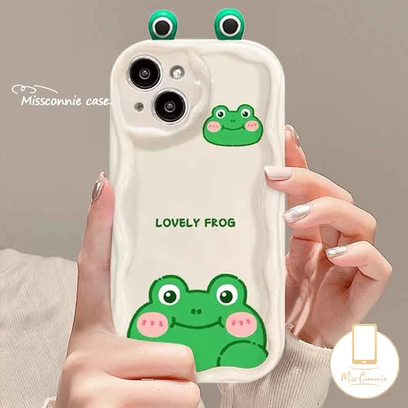 MissConnie Cute Animals 3D Doll Cartoon Frog Cat Bear Cover for