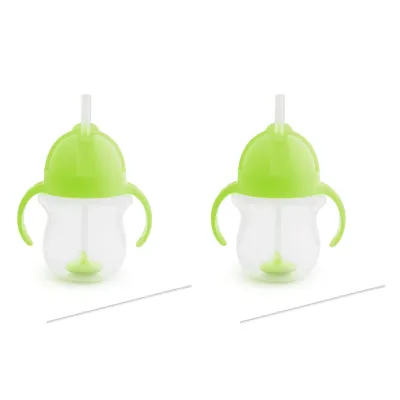 Infantino | Munchkin Click Lock ™ Weighted Straw Cup - 7oz (Voted Best Baby Cup With Valve)