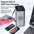 98000 mAh Portable Power Bank Solar Generator 350W Laptop Fast Charging 220V Battery Charger Camping Outdoor bank kuasa mudah alih. 