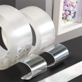 Double Sided Reusable Tape Transparent Waterproof Adhesive Traceless Nano Tape Invisible Gel 5 Meter. 
