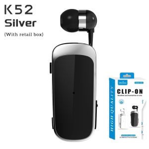 DISOUR Original K55 Earphone Bluetooth 5.2 With Wire Wireless Clip Headphone Call Remind Vibration Business Headset Handsfree Earbuds K52 K53 Earphone