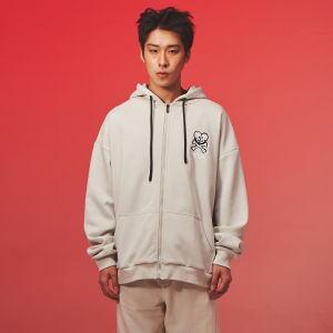 TOKIDOKI เสื้อฮู้ด DOUBLE SKULLL IN SHIBUYA