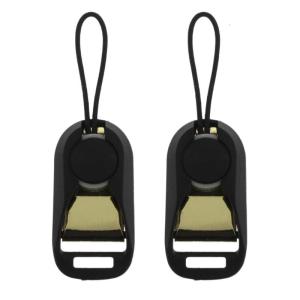 อะแดปเตอร์สายรัดคอบ่าไหล่กล้อง2ชิ้นปลดเร็วสายเข็มขัดอุปกรณ์เสริมสากลสำหรับสายคล้องกล้อง12มม. 20มม.