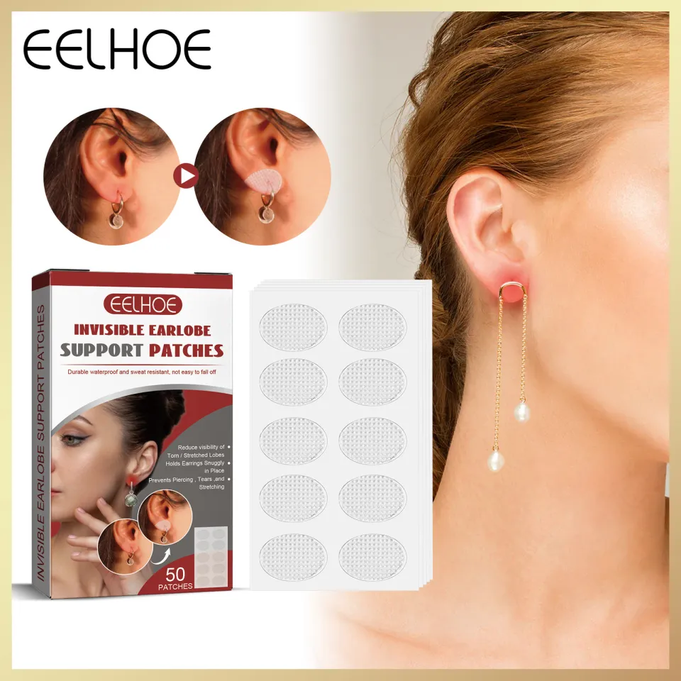 Stretched Ears Diy Ear Lobe Support EELHOE Invisible Earlobe