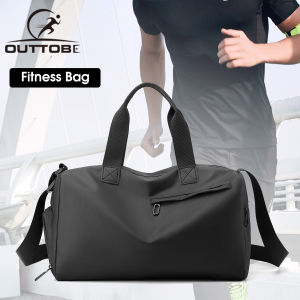 Outtobe กระเป๋าออกกำลังกายกระเป๋าความจุขนาดใหญ่กระเป๋าถือผู้หญิงผู้ชายกระเป๋ากระเป๋ากันน้ำแนวสปอร์ตแบบแยกแห้งและเปียกสำหรับกระเป๋าออกกำลังกายกระเป๋าท่องเที่ยวแฟชั่น