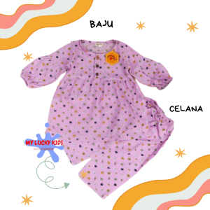 SETELAN ANAK PEREMPUAN ZOYA ONE SET PAKAIAN ANAK CEWEK RAYON USIA 1-4 TAHUN