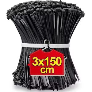 1000Pcs Heavy Duty Nylon Cable Zip Ties / Self Locking Zip Ties / UV Resistant Cable Straps