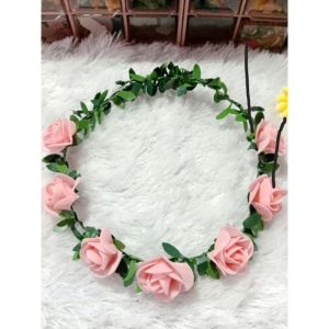 TERMURAH ! FLOWER CROWN BUNGA MAWAR SPON Besar 3cm tampilan cantik dan indah