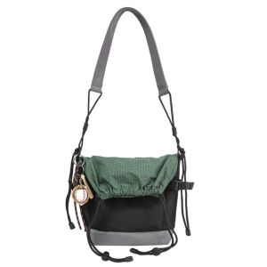 JIVIVIL Túi đeo vai đa năng bằng vải nylon với khóa dây rút điều chỉnh cho các chuyến phiêu lưu ngoài trời