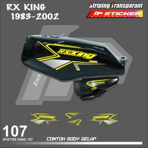 RX KING 1983-2002 (COD) STIKER STRIPING MOTOR YAMAHA RX KING - STIKER LIST SIMPLE WARNA VARIASI DESAIN RACING HOLOGRAM DAN TRANSPARAN BISA COD IP PROJECT.KODE 107