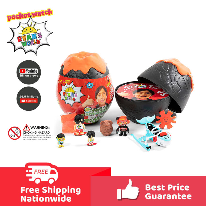 Giant Volcano Ryan Giant Toy Egg Ryans World Island Adventures