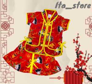 setelan baju hari raya china cewek terlaris//baju sanghai anak cewek stelan rok termurah//pakaian imblek anak cewek usia 0-10 tahun//baju sanghai anak laki laki terbaru//baju anak laki laki terlaris//baju anak bisa cod