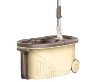 BONBOX BCT704 Alat Pel Lantai dengan Ember Spin Mop - FREE 2 pcs Refill Kain Fiber