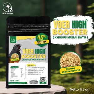 MAKANAN BURUNG MURAI | VOER BURUNG MURAI | JUARA LOMBA | EKSTRAK ULAT HONGKONG | PAKAN JUARA LOMBA | VOER PREMIUM | VOER GACOR SEHARIAN | MAKANAN BURUNG JUARA LOMBA | VOER HIGH BOOSTER  PROTEIN 40% ( KHUSUS MURAI BATU ) 125 GR