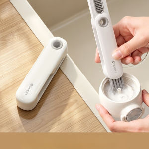 Multifunctional Crevice Cup Brush Bottle Cleaning Brush 4 In 1 Gap Cleaner Cup Lid Kitchen Cleaning Tool