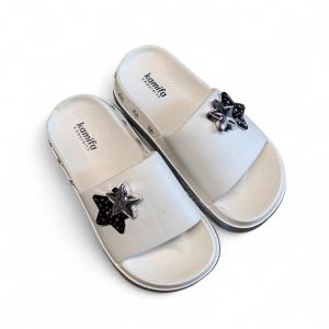 Sandal Jelly Wanita Terbaru/ Sendal Wedges Selop Karet Cewek Kekinian/ AJS 2379L-11 Jelly