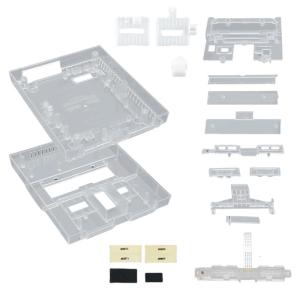Shockproof Shell for Retro Gaming Console Clear Box Replacement Impact Resistant Case Shell Transparent Housing