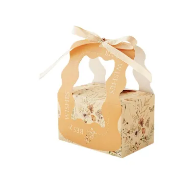 Store Age [50pcs] Ribbon Gift Box Wedding Box Wedding Gift Packaging Box Party Birthday Goodies Kotak Gula Telur Kahw