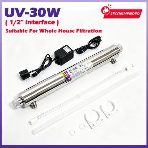 TROUWIDS UV Disinfection Water Sterilizer Water Filter Purifier Set UV Water Filter Purifier Water Filter