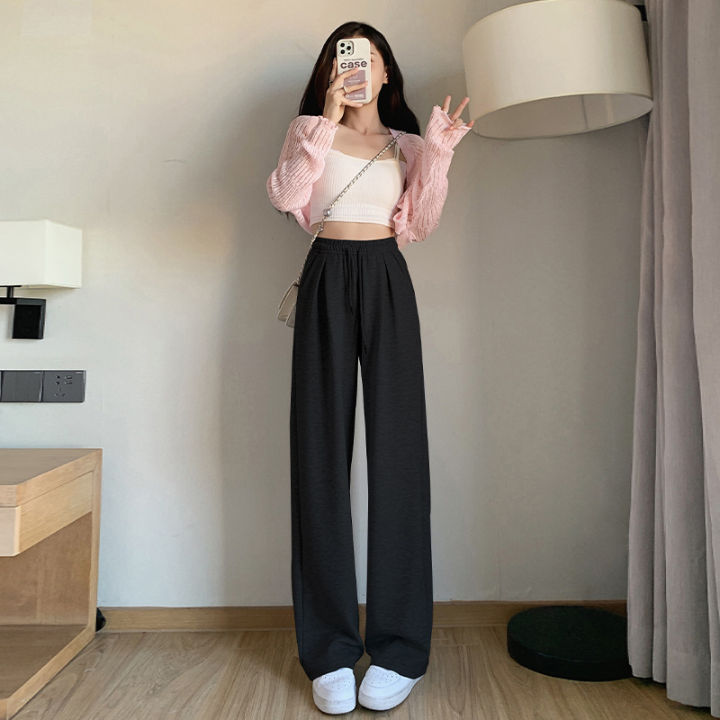 Koren Fashion Trendy wide leg pants fit for women and teens casual