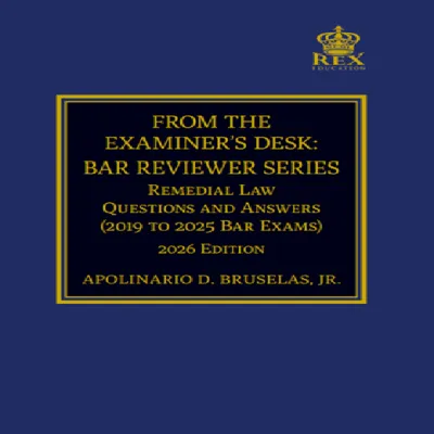 Bar Reviewer Series: Remedial Law Questions (2026 Edition)by Apolinario D. Bruselas jr(Paper Bound)