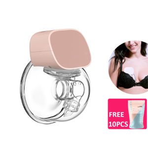 Wearable Electric Breast Pump S9 24mm Flange(1pcs)Hands Electric Single Portable Wearable Breast Cup