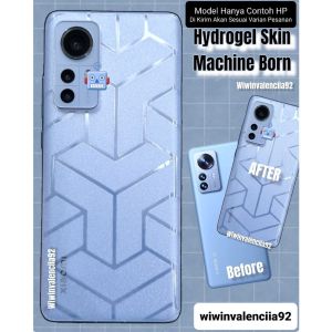 2023 Skin Sticker Back Body OPPO A18 A38 A58 A78 A98 A57-2022 A54 A55 A53 A52 A77s A74 4G 5G A76 A92 A95 A96 A3 A5-2020 A9 Garskin Skin Casing Stiker Gambar Motif Garis Simetris Gaming Belakang Pelindung Anti Jamur CLEAR Murah plastik Tempel 4G S A77 NFC